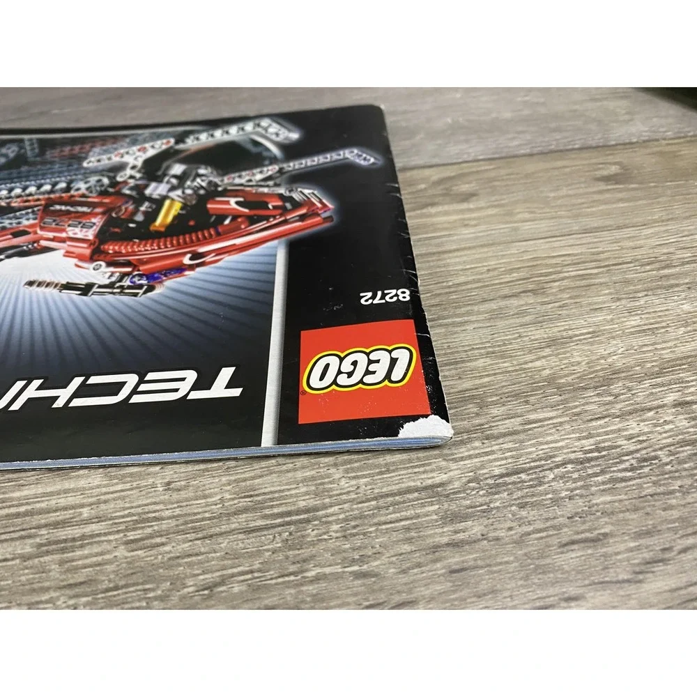 LEGO Technic 8272 Snowmobile Instruction Manual Booklet 2007‎ Illustrated